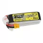 Μπαταρία Tattu R-Line 550mAh 14,8V 95C 4S1P — LiPo πακέτο για μοντέλα RC