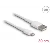 Καλώδιο φόρτισης USB DeLOCK 87866 για iPhone iPad iPod 30 cm