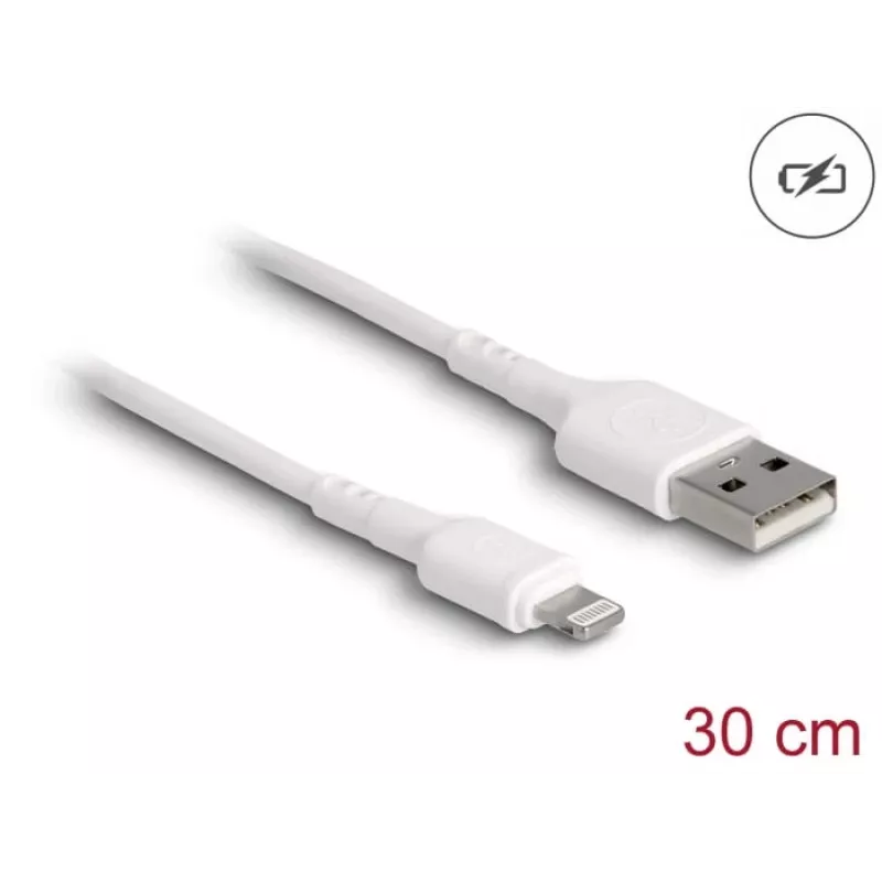 Καλώδιο φόρτισης USB DeLOCK 87866 για iPhone iPad iPod 30 cm