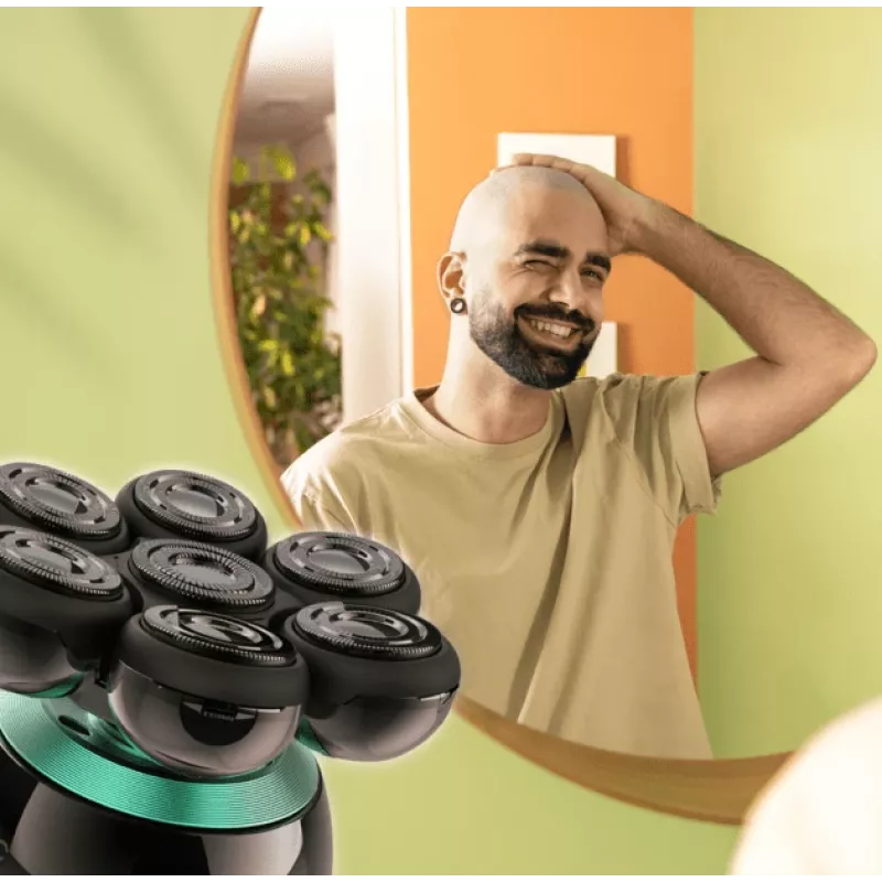 Trimmer ακριβείας Cecotec Bamba PrecisionCare Skull μαύρο γένια πρόσωπο