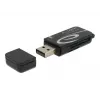Αναγνώστης καρτών DeLOCK Mini USB 2.0 με υποδοχή SD και micro-SD