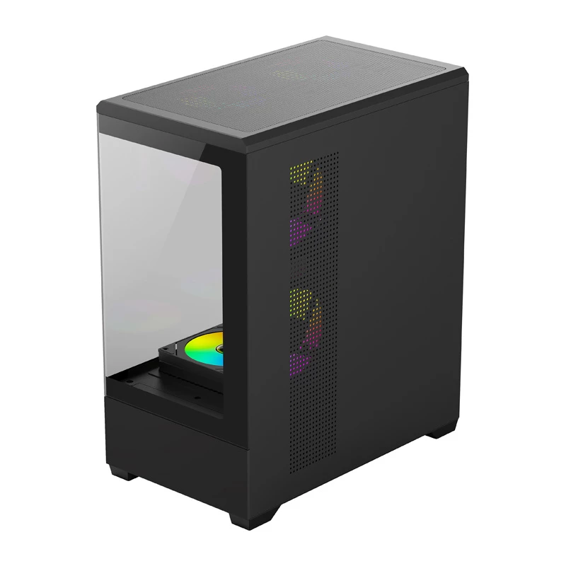 Κουτί υπολογιστή Darkflash C365 (μαύρο) με 5 ανεμιστήρες