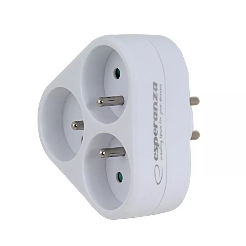 Esperanza ELK303W πολύπριζο, 3 πρίζες, λευκό