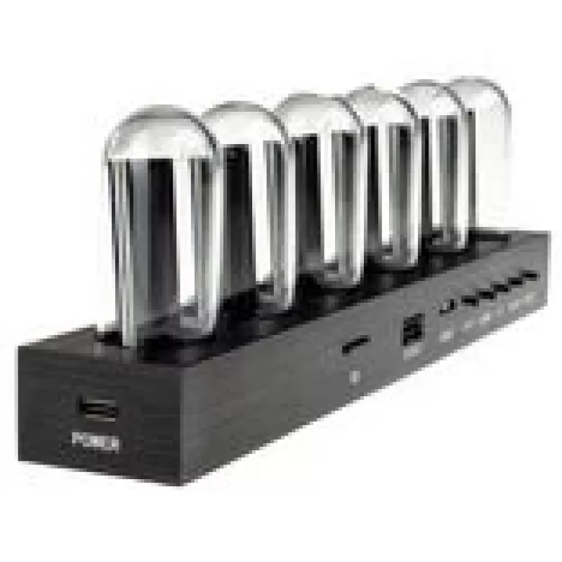 Επιτραπέζιο ρολόι Lamptron DC601 IPS μαύρο — ψηφιακό επιτραπέζιο ρολόι με οθόνη IPS