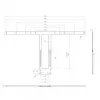 Kit Τοποθέτησης Hagor 2287 Μαύρο για οθόνες 75-86 ιντσών