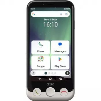 Smartphone Doro Aurora A10 4,5 ίντσες 4GB RAM 64GB μαύρο λευκό