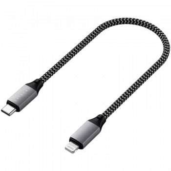 Καλώδιο USB Satechi ST-TCL10M 0,25 m USB-C USB-C/Lightning μαύρο γκρι