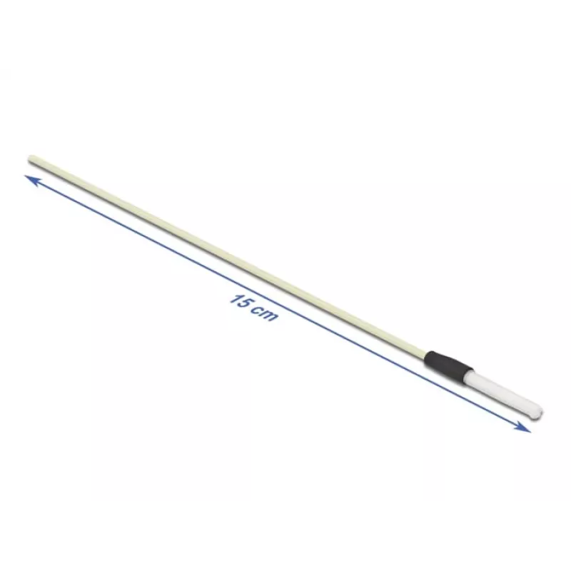 Delock 86781 Ράβδοι καθαρισμού για οπτικές ίνες, 15 cm, λευκές, 5 τεμάχια
