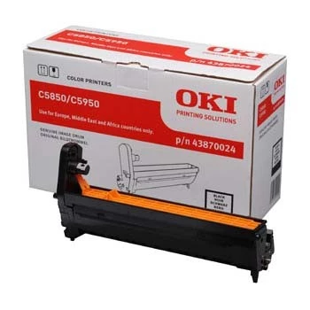 Γνήσιο μαύρο τύμπανο εικόνας OKI για C5850/5950
