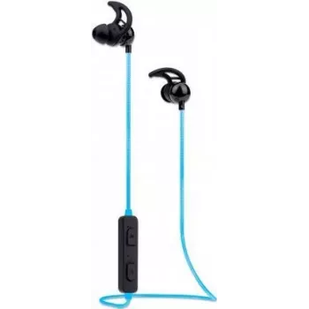 Manhattan Bluetooth In-Ear Headset, πολύχρωμο φως καλωδίου, πανοραμικό μικρόφωνο, ενσωματωμένα χειριστήρια, άγκιστρα αυτιών για ασφαλή εφαρμογή, περίπου 5 ώρες χρήσης, μέγιστη εμβέλεια 10 m, Bluetooth v4.0, αδιάβροχο, καλώδιο φόρτισης USB-A περιλαμβάνεται, 3 χρόνια εγγύηση