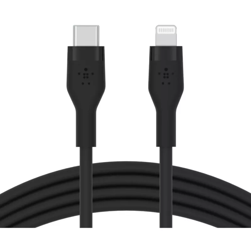Καλώδιο Lightning 2m Belkin CAA009BT2MBK USB C σε Lightning Μαύρο