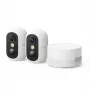 eufy eufyCam C35 - σετ 2 καμερών - κάμερα παρακολούθησης δικτύου - εξωτερικός χώρος, εσωτερικός χώρος - ανθεκτική στις καιρικές συνθήκες - έγχρωμη (ημέρα/νύχτα) - 1920 x 1080 - 1080p - ήχος - ασύρματη - Wi-Fi - γυαλιστερό