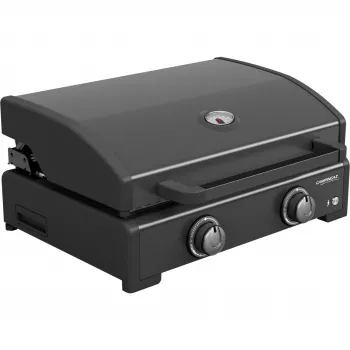 Πλάκα υγραερίου Campingaz Onyx 2 2217205 — Πλάκα 2 εστιών με επιφάνεια ψησίματος από μαντέμι