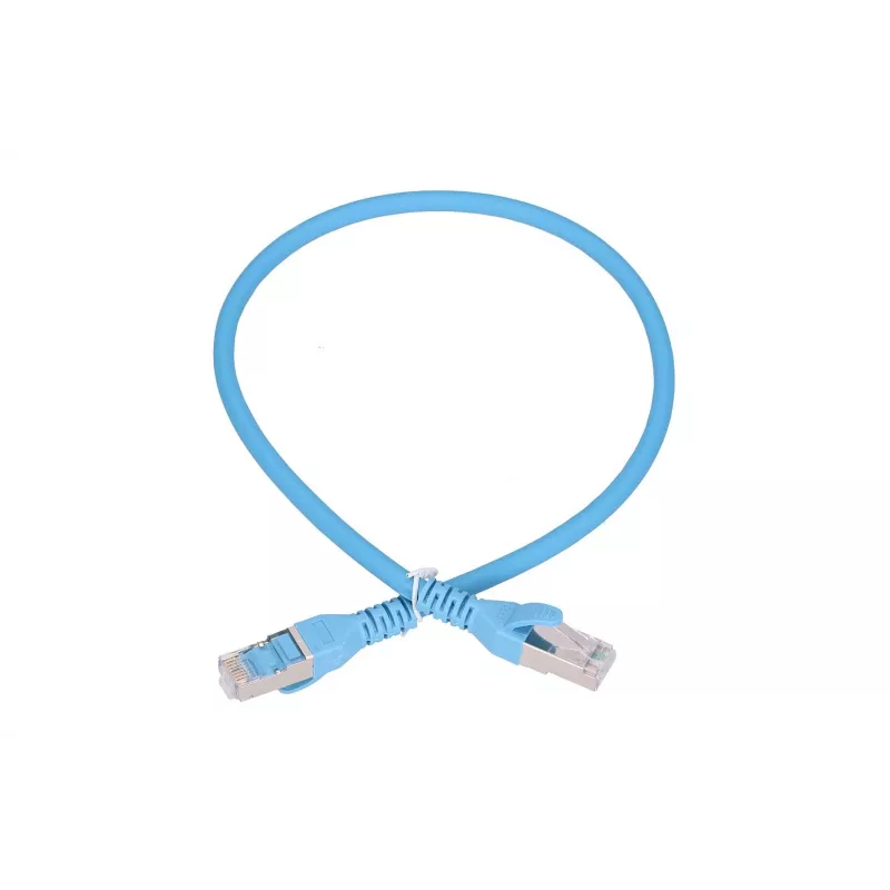 Καλώδιο δικτύου Extralink LAN Patchcord Κατ.6A RJ-45 Cat6a 0,5 m Μπλε