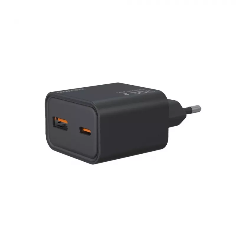 Τροφοδοτικό USB A+C 30W EU