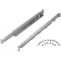 Κιτ ραγών rack PowerWalker 10120531 — ασημί, πλάτος 550 mm, ύψος 140 mm, βάθος 70 mm, υποστηρίζει βάθος rack 78–120 cm, βάρος 3,1 kg