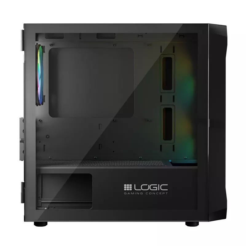 Κουτί υπολογιστή Logic Concept Portos Mini ARGB Micro ATX Μαύρο