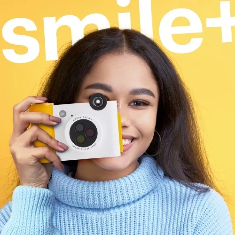 Kodak SMILE+ Άμεση φωτογραφική μηχανή, 2x3 ίντσες, Λευκό
