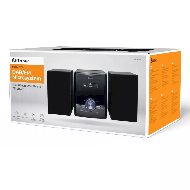 Denver MDA-285 μικροσύστημα με BT, CD, ραδιόφωνο και AUX
