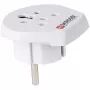 SKROSS Country Travel Adapter Ινδία-Ισραήλ-Δανία σε Ευρώπη - Προσαρμογέας για παροχή ρεύματος - Τύπος K, Τύπος D, Τύπος H (W)