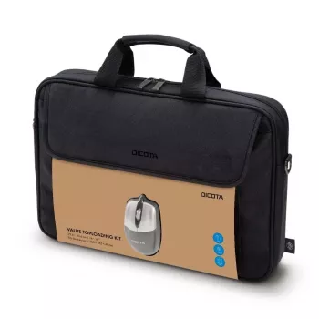 Τσάντα Toploader DICOTA D30805-RPET 40,6 cm 16 ίντσες Μαύρο