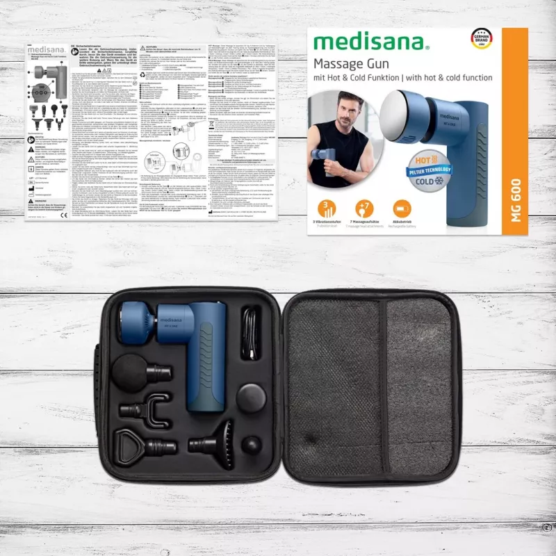Medisana MG 600 συσκευή μασάζ Universal μαύρο, μπλε