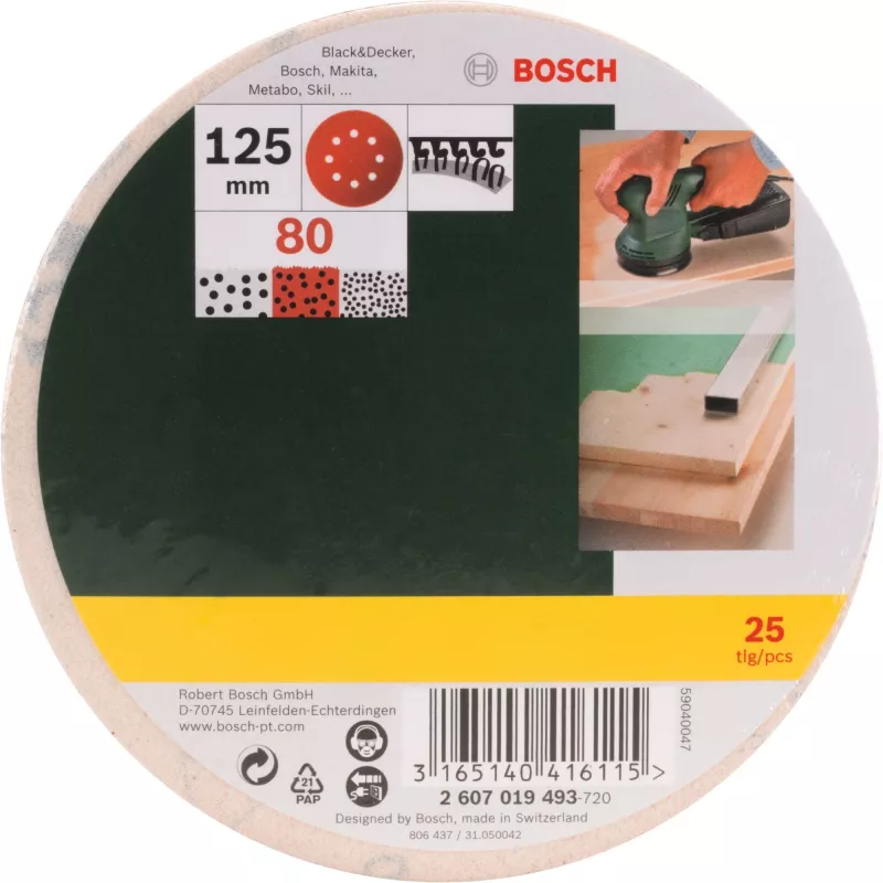 Bosch 2 607 019 493 εξάρτημα λειαντήρα 25 τεμ.