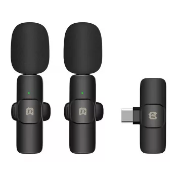 Ασύρματο μικρόφωνο Puluz PU3151B Lavalier Type C