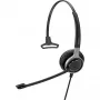 EPOS IMPACT SC 630 - Century - Headset - On-Ear - Ενσύρματο - Easy Disconnect - Μαύρο, Ασημί (1000554)