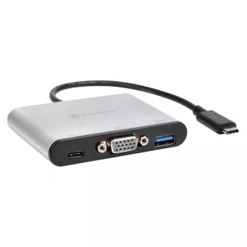 SilverStone SST-EP06C USB 3.1 Type-C σε VGA / USB Type-C / USB Type-A προσαρμογέας-hub