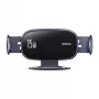 Baseus LightChaser BS-CM029 βάση κινητού αυτοκινήτου με ασύρματη φόρτιση 15 W για γρίλιες αερισμού, Μαύρο