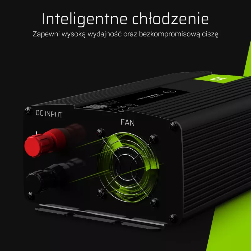 Μετασχηματιστής τάσης Green Cell® 24V σε 230V 300W Μαύρο