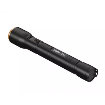 Φακός Duracell DF6000R σετ δώρου — φακός χειρός επαναφορτιζόμενος, μαύρος