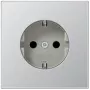 Πρίζα Jung AL 1520 CEE 7/3, περίβλημα αλουμινίου, 250 V, 16 A, 70×70 mm