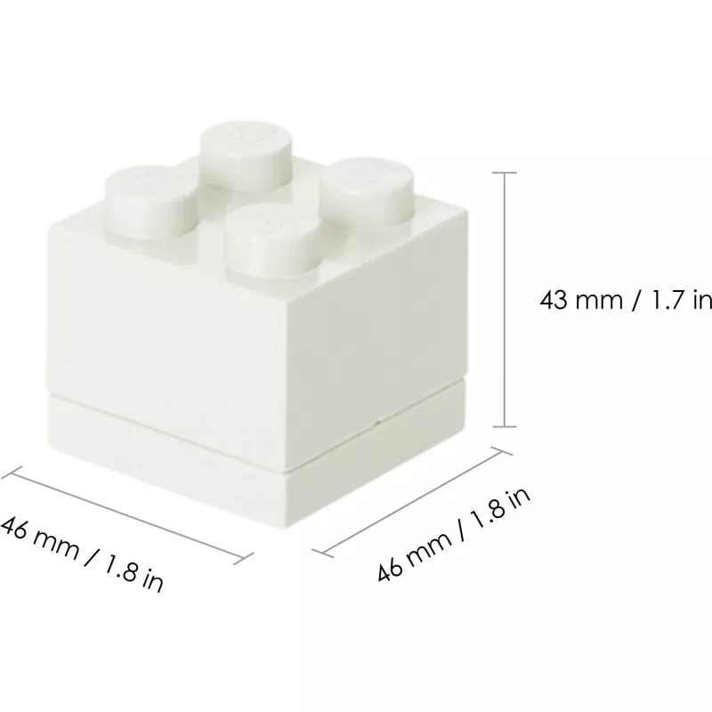 BROTDOSE Lego Mini λευκό 40111735 (40111735)