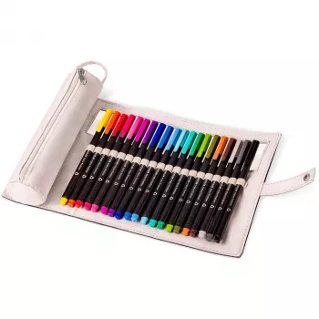 Στυλό fineliner Staedtler Triplus rPP 20 τεμ. μελάνι με βάση το νερό, χρωματικά ταξινομημένα, χρόνος στεγνώματος μη καθορισμένος