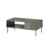 Cama TRESSE παγκάκι / τραπέζι 110x60x40 ματ πράσινο