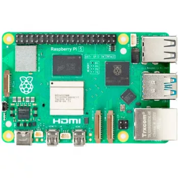 Υπολογιστής Μονής Πλακέτας Raspberry Pi 5 2GB RAM από Raspberry — συμπαγής πλακέτα ανάπτυξης, ενεργειακά αποδοτικό SBC