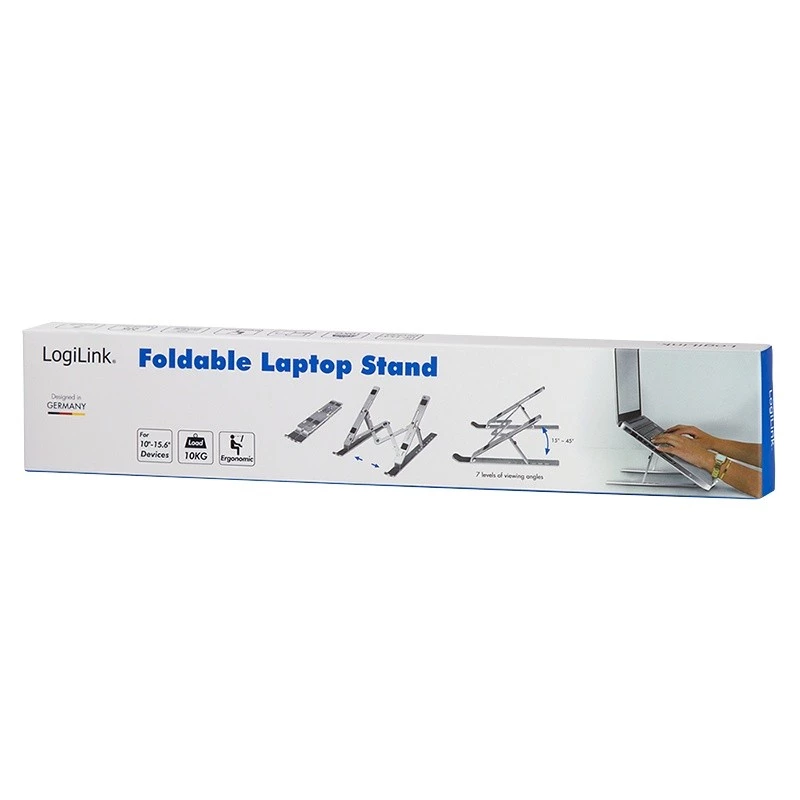 Βάση Laptop LogiLink AA0134 Ασημί 40,6 cm (16 ίντσες)