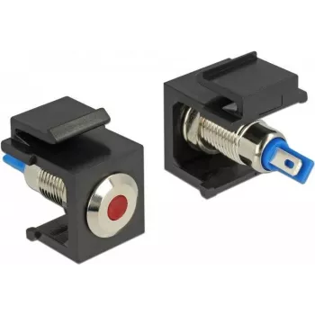 Delock 86464 Keystone LED, κόκκινο, 6 V, επίπεδο