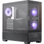 Cooler Master Elite 690 Κουτί PC, Midi-Tower, ATX, Tempered Glass - 4x ARGB-Ανεμιστήρες, Ξύλο, μαύρο