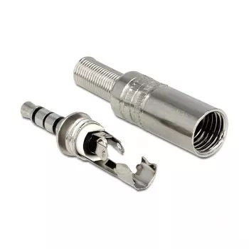 Βύσμα καλωδίου DeLOCK 65546 3,5 mm ασημί