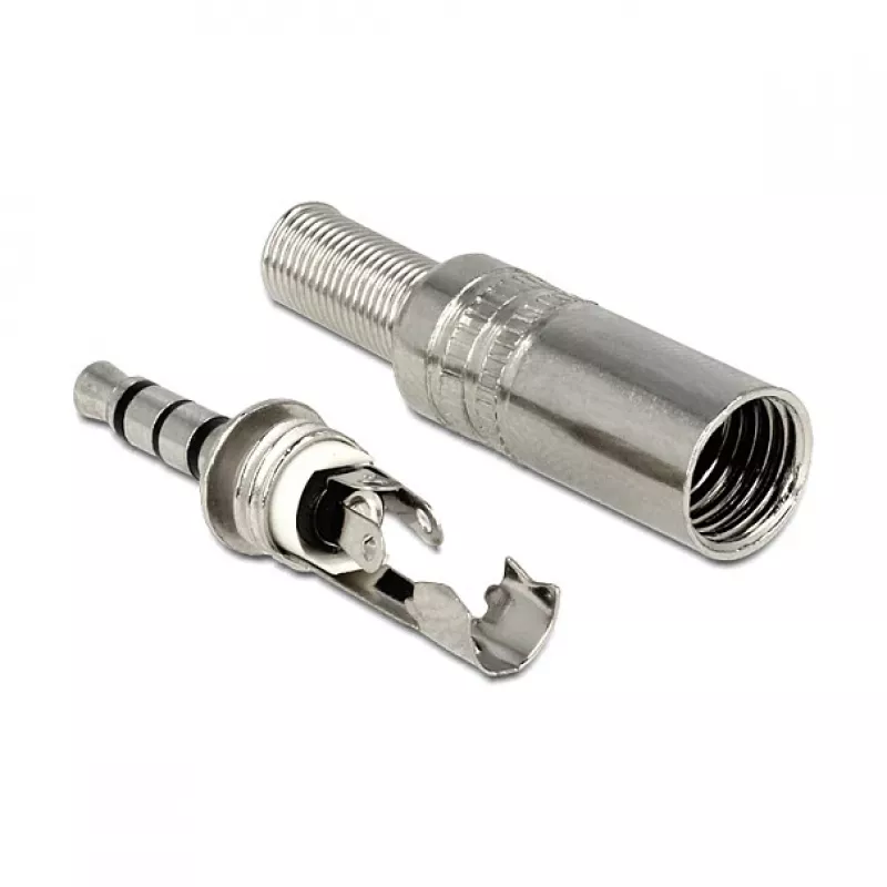 Βύσμα καλωδίου DeLOCK 65546 3,5 mm ασημί