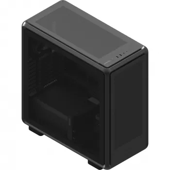 PC Midi Tower Cooler Master MasterFrame 600 Mesh — Μαύρο, υποστηρίζει ATX/EATX, 2x200 mm μπροστινούς ανεμιστήρες, υποστήριξη μπροστινών/πλαϊνών ανεμιστήρων, 2x 3,5 inch + 3x 2,5 inch θέσεις