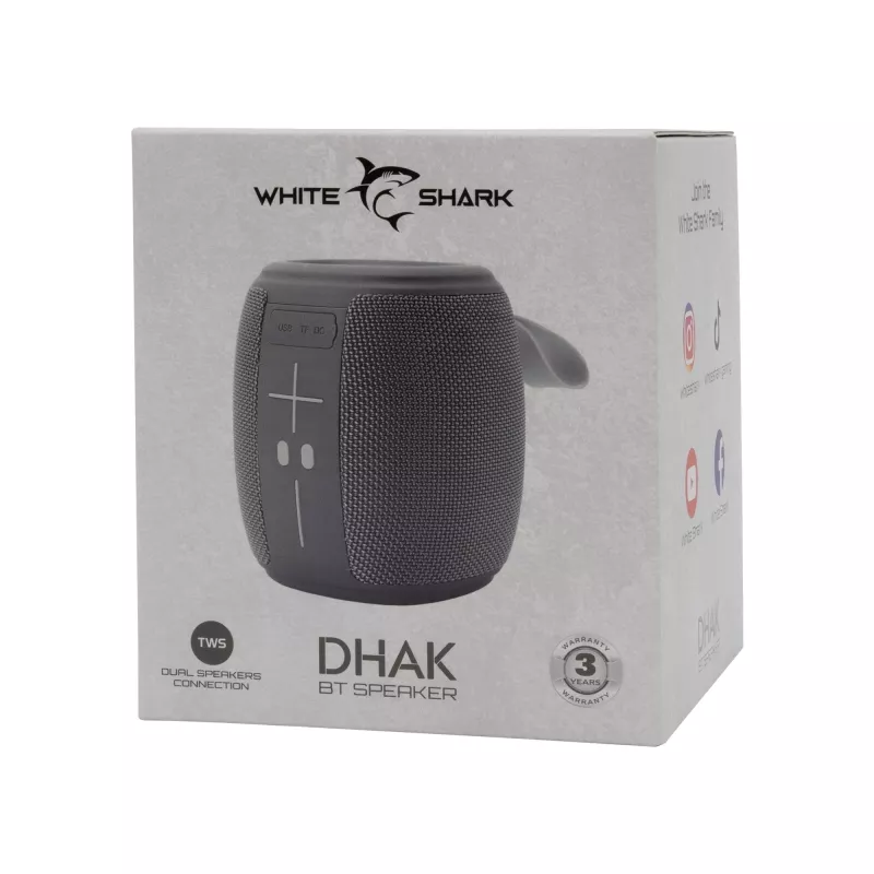 Φορητό ηχείο White Shark GBT-888 Dhak γκρι