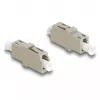 Υποδοχή οπτικής ίνας DeLOCK LC simplex θηλυκή σε LC simplex θηλυκή OM1/OM2 μπεζ