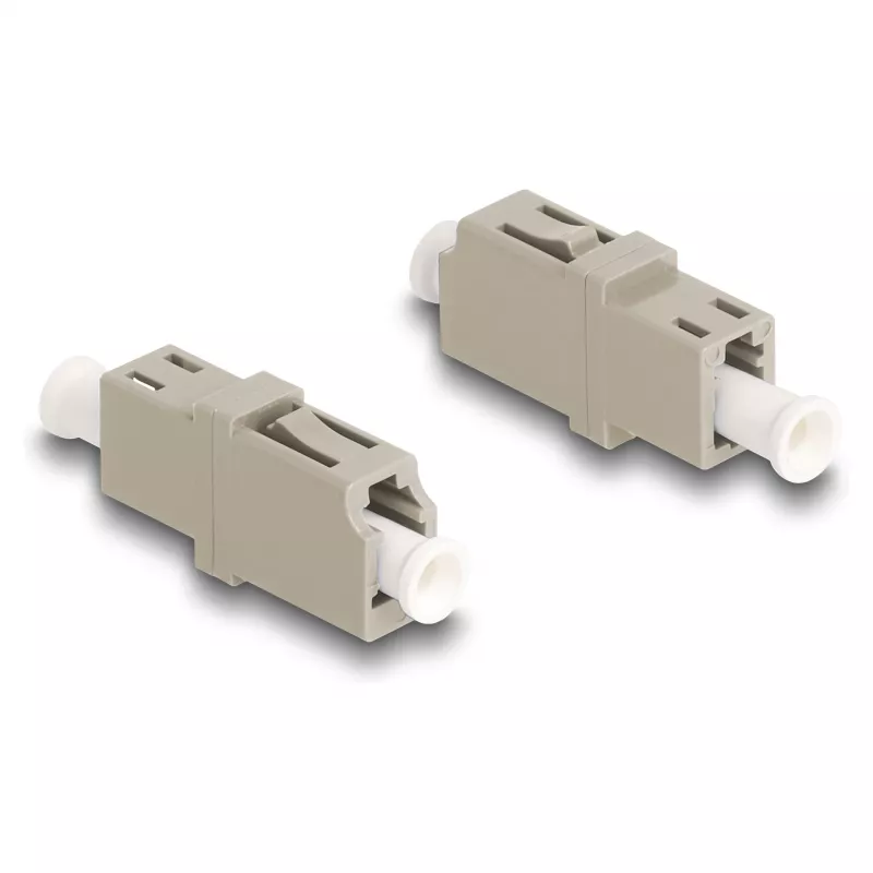 Υποδοχή οπτικής ίνας DeLOCK LC simplex θηλυκή σε LC simplex θηλυκή OM1/OM2 μπεζ