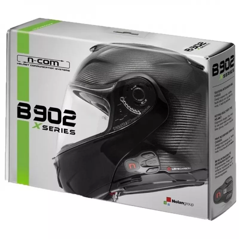 Nolan N-Com B902 X ενδοεπικοινωνία μοτοσυκλέτας 1 τεμ. μαύρο