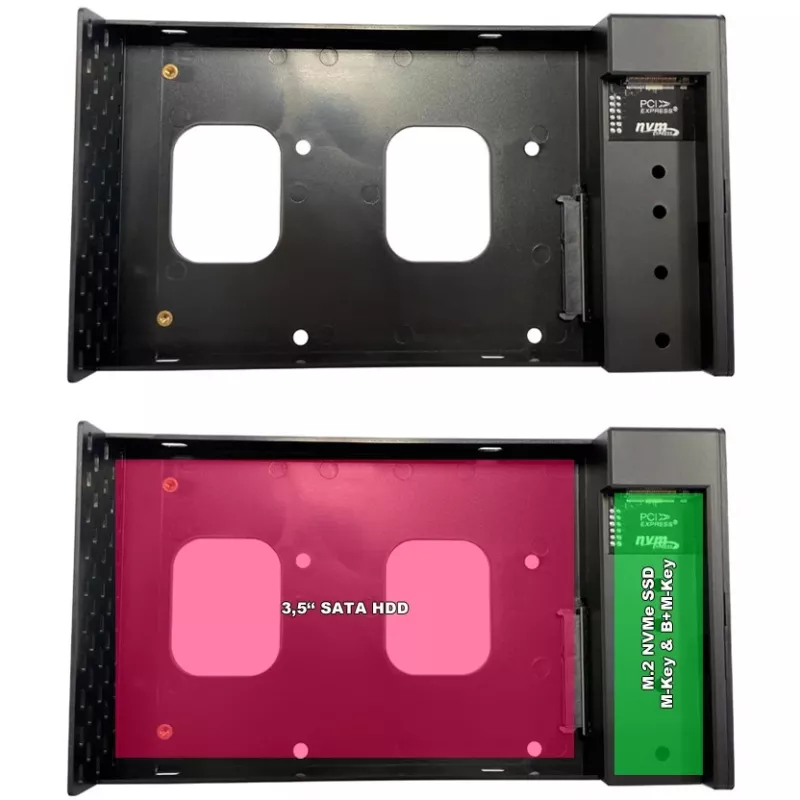 Θήκη HDD/SSD LC-Power LC-DOCK-C-35-M2 3,5 ιντσών USB Type-C 10 Gbit/s