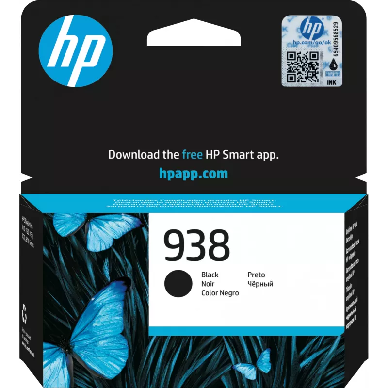 Cartridge HP Ink 4S6X8PE 938 μαύρο